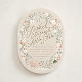"Twinkle Bunny" - Baby Shower Invitations in Sand by Hannah Williams - Front