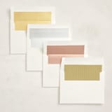 "Baby Makes Three" - Baby Shower Invitations in Cream by Kiersten Garner - Envelope Liner Options
