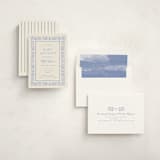 "Bloomy Baby" - Baby Shower Invitations in Cobalt by Ana Sharpe - Assembled