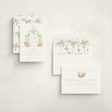 "Petite greenhouse" - Baby Shower Invitations in Strawberry by Jennifer Wick - Assembled