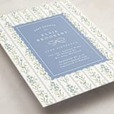 "Dorothy" - Baby Shower Invitations in Cornflower by Erin L. Wilson - Detail