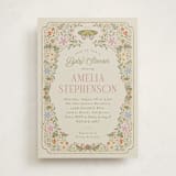 "Vintage Butterfly" - Baby Shower Invitations in Moss by Joanna Griffin - Front
