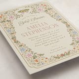 "Vintage Butterfly" - Baby Shower Invitations in Moss by Joanna Griffin - Detail