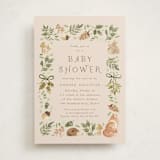 "Forest Baby Shower" - Baby Shower Invitations in Sand by frau brandt - Front