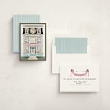 "House of Love" - Baby Shower Invitations in Sky by Ana de Sousa - Assembled