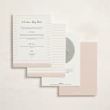 "Creatures" - Baby Shower Invitations in Sherbet by Pixel and Hank - Back of Card Options