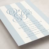 "Oh Boy!" - Baby Shower Invitations in Bluebonnet by Laura Hankins - Detail