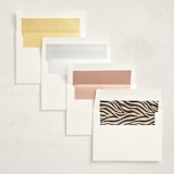 "Jungle Animals" - Baby Shower Invitations in Moss by Joanna Griffin - Envelope Liner Options