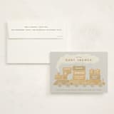 "Choo Choo Train" - Baby Shower Invitations in Slate by Adelyn T. - With Envelope