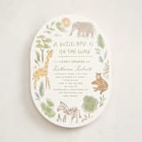 "A wild one" - Baby Shower Invitations in Jungle by Creo Study - Front