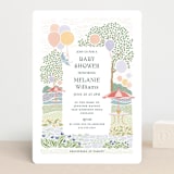 "Patio Party" - Baby Shower Invitations in Watermelon by Paper Sun Studio - Front
