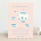 "China Tea Set" - Baby Shower Invitations in Blush by Ani Somi - Front