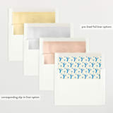 "China Tea Set" - Baby Shower Invitations in Blush by Ani Somi - Envelope Liner Options