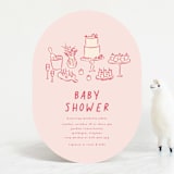 "atherina" - Baby Shower Invitations in Creme by chocomocacino - Front