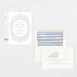 "Wild Roses" - Baby Shower Invitations in Powder Blue by Kristen Smith - Assembled