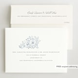 "Wild Roses" - Baby Shower Invitations in Powder Blue by Kristen Smith - FREE Recipient Addressing