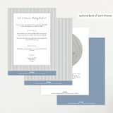"Florence" - Baby Shower Invitations in Sky by Kelly Watkins - Back of Card Options