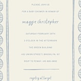 "Florence" - Baby Shower Invitations in Sky by Kelly Watkins - Detail