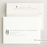 "Blue Bells" - Baby Shower Invitations in Cornflower by Mere Paper - FREE Recipient Addressing