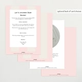 "Campania" - Baby Shower Invitations in Fragola by Megan Davis - Back of Card Options
