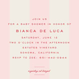 "Campania" - Baby Shower Invitations in Fragola by Megan Davis - Detail