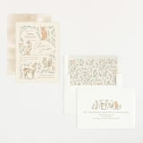 "Vintage woodland" - Baby Shower Invitations in Ginger by Creo Study - Assembled
