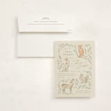 "Vintage woodland" - Baby Shower Invitations in Ginger by Creo Study - With Envelope