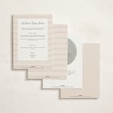 "Boho Buggy" - Baby Shower Invitations in Porcelain by Everett Paper Goods - Back of Card Options