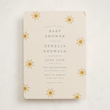 "Sun Toss" - Baby Shower Invitations in Golden Sun by Meggy Masters - Front