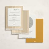 "Sun Toss" - Baby Shower Invitations in Golden Sun by Meggy Masters - Back of Card Options