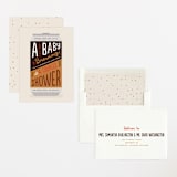 "Baby Brewing" - Baby Shower Invitations in Grain by Erica Krystek - Assembled