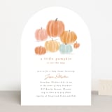 "Autumn Pumpkins" - Baby Shower Invitations in Pumpkin by Rebecca Durflinger - Front