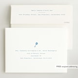"Classic Start" - Baby Shower Invitations in Powder Blue by Carolyn MacLaren - FREE Recipient Addressing