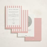 "itsy" - Baby Shower Invitations in Sweet Pink by Sara Hicks Malone - Back of Card Options