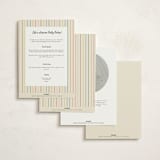 "Apres Bebe" - Baby Shower Invitations in Cream by Ellen Schlegelmilch - Back of Card Options