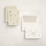 "Apres Bebe" - Baby Shower Invitations in Cream by Ellen Schlegelmilch - Assembled