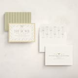 "Ribbon Toss" - Baby Shower Invitations in Lemon by Robert and Stella - Assembled