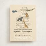 "Little Explorer" - Baby Shower Invitations in Butter by Jenna Holcomb - Front