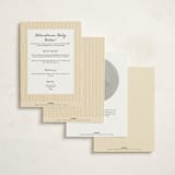 "Little Explorer" - Baby Shower Invitations in Butter by Jenna Holcomb - Back of Card Options