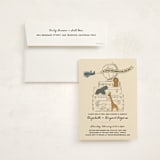 "Little Explorer" - Baby Shower Invitations in Butter by Jenna Holcomb - With Envelope