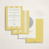 "Sweet Peeps" - Baby Shower Invitations in Robin’s Egg by Sarah Rosenthal - Back of Card Options