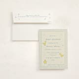 "Sweet Peeps" - Baby Shower Invitations in Robin’s Egg by Sarah Rosenthal - With Envelope