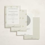 "Preppy Pup" - Baby Shower Invitations in Bluebird by Susan Zinader - Back of Card Options