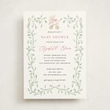 "graceful" - Baby Shower Invitations in Peony by Sarah Knight - Front