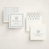"Letter Box" - Baby Shower Invitations in Baby Blue by Claudia Orengo - Assembled