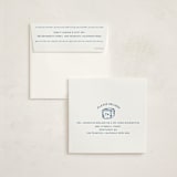 "Letter Box" - Baby Shower Invitations in Baby Blue by Claudia Orengo - FREE Recipient Addressing