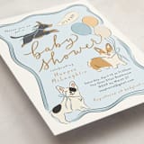 "Party Puppies" - Baby Shower Invitations in Fur by Erin German - Detail