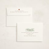 "tippaleipä" - Baby Shower Invitations in Mint by chocomocacino - FREE Recipient Addressing