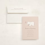 "bananella" - Baby Shower Invitations in Taupe by chocomocacino - With Envelope