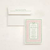 "Polka Dot Frame" - Baby Shower Invitations in Strawberry by Erin German - With Envelope